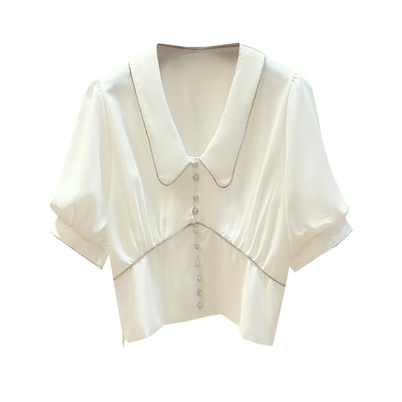 Chemisier femme en Mousseline de soie - Ref 3434126 Image 5