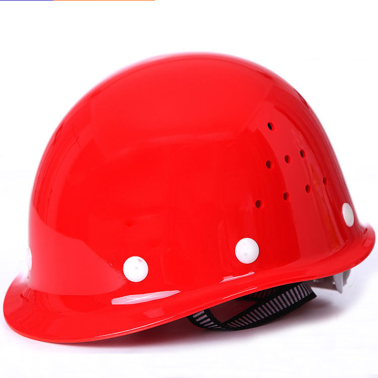 明盾国标加厚玻璃钢款安全帽工地电力绝缘建筑施工防砸劳保头盔|ms