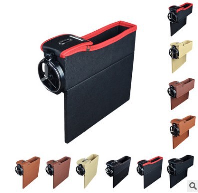 Transfronterizo duranfu sostenedor de taza de agua del coche multifuncional caja de almacenamiento hueco del asiento caja de almacenamiento basura puede brecha de almacenamiento