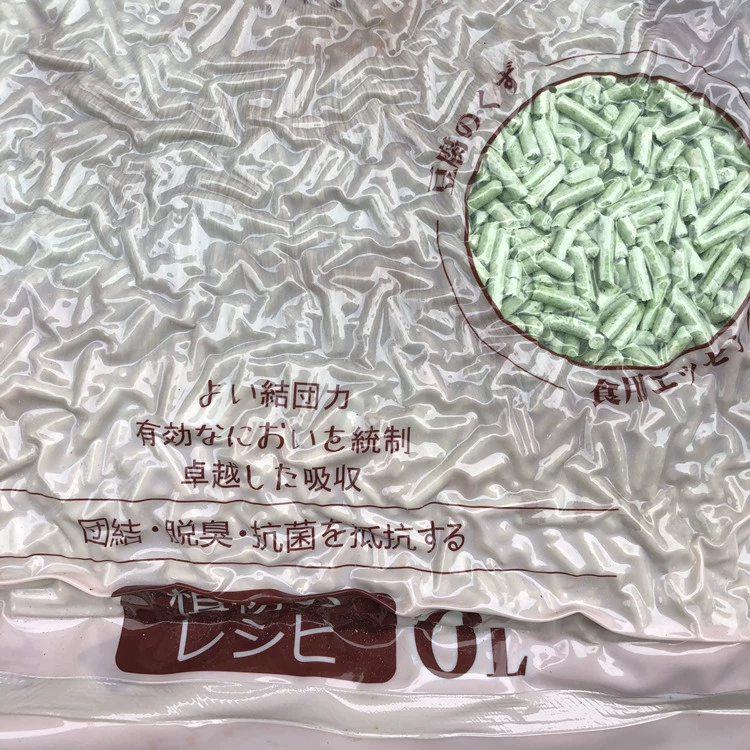 Wholesale tofu cat sand 6L deodorized dust -free group green tea original water peach cat daily supplies tofu sand 6 packs