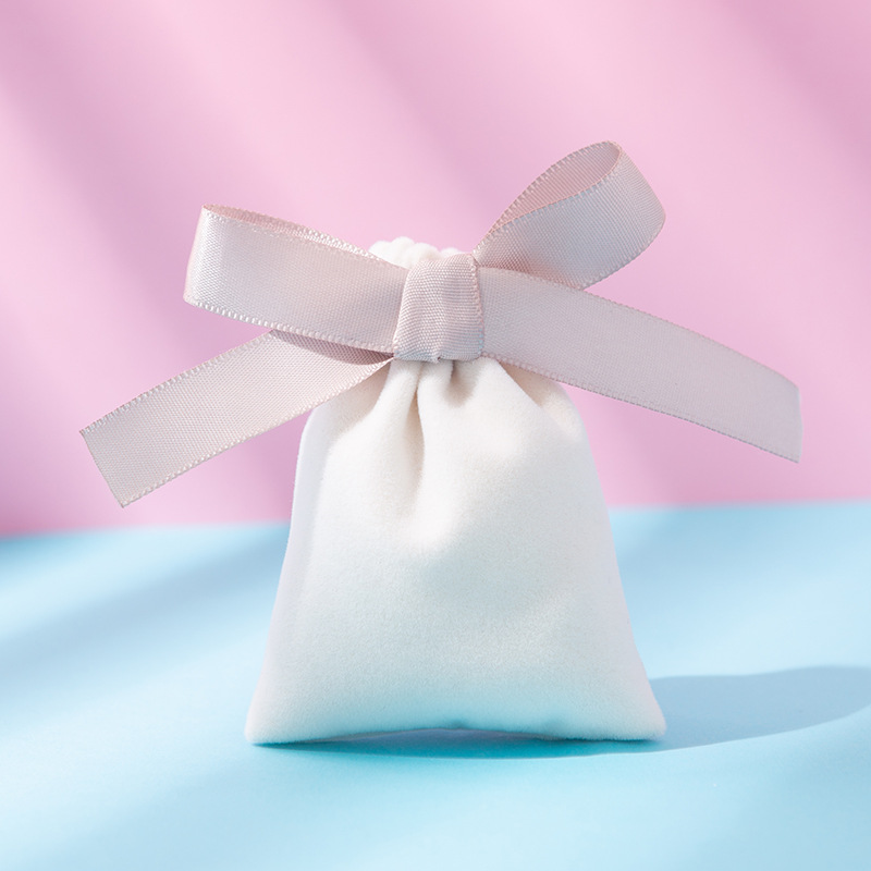 Bolsitas de terciopelo con cordón para joyas o regalos, personalizables con LOGO, ideales para empaques y obsequios