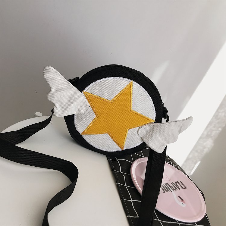 اليابانية أزياء جديد لطيف الكرتون ماجيك ساكورا قماش الكتف حقيبة فتاة لطيف مضحك محفظة بالجملة display picture 99