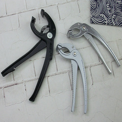 鋁製石鍋夾子牛排鐵板夾煲仔夾砂鍋夾披薩烤盤夾石鍋拌飯夾子鉗子