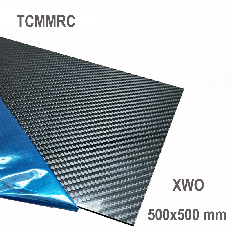 3K Twill Carbon fiber 500x500mm Complete specifications reunite with hardness High temperature resistance Anti-static Compression