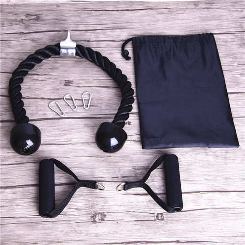 Arm rope seven-piece set fitness biceps pull rope press down training triceps pull rope men and women resistance band