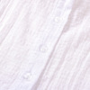 Lace sleeve solid grain Top + open bag denim shorts children’s suit