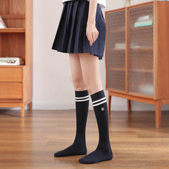 Crew socks, knee-high socks, Japanese high-top socks, cotton socks, JK ankle socks, badge embroidery, mid-calf socks, over-the-knee socks, student socks, long socks
