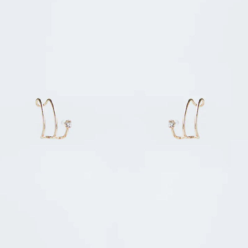 Boucles D&#39;oreilles Simples En Métal display picture 4