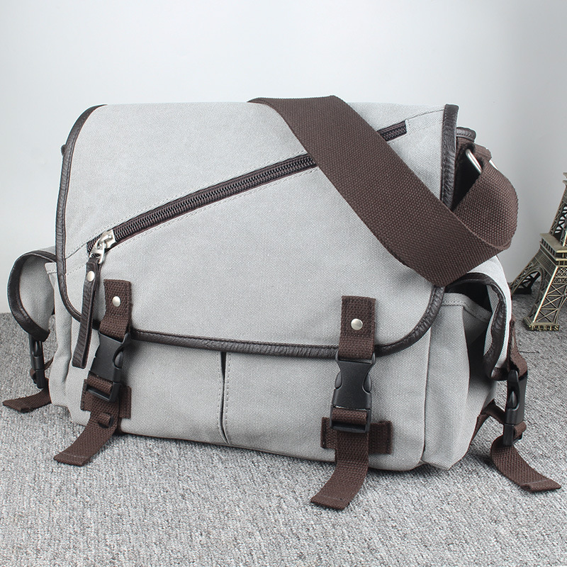 direct deal Trend new pattern canvas Men's bag Travel packages Diagonal package Middle school students schoolbag leisure time The single shoulder bag