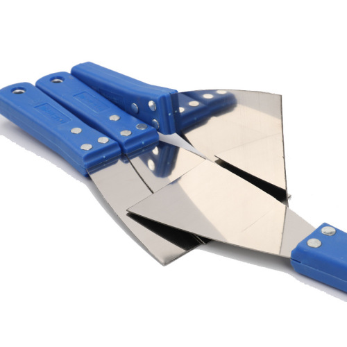 Manufacturer wholesale stainless steel putty knife with plastic handle putty knife batch knife thickened shovel knife putty knife cleaning shovel