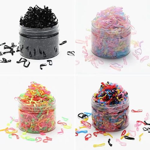 Hair elastic hair band female black hair band children girls baby disposable hair rope does not hurt hair accessories wholesale