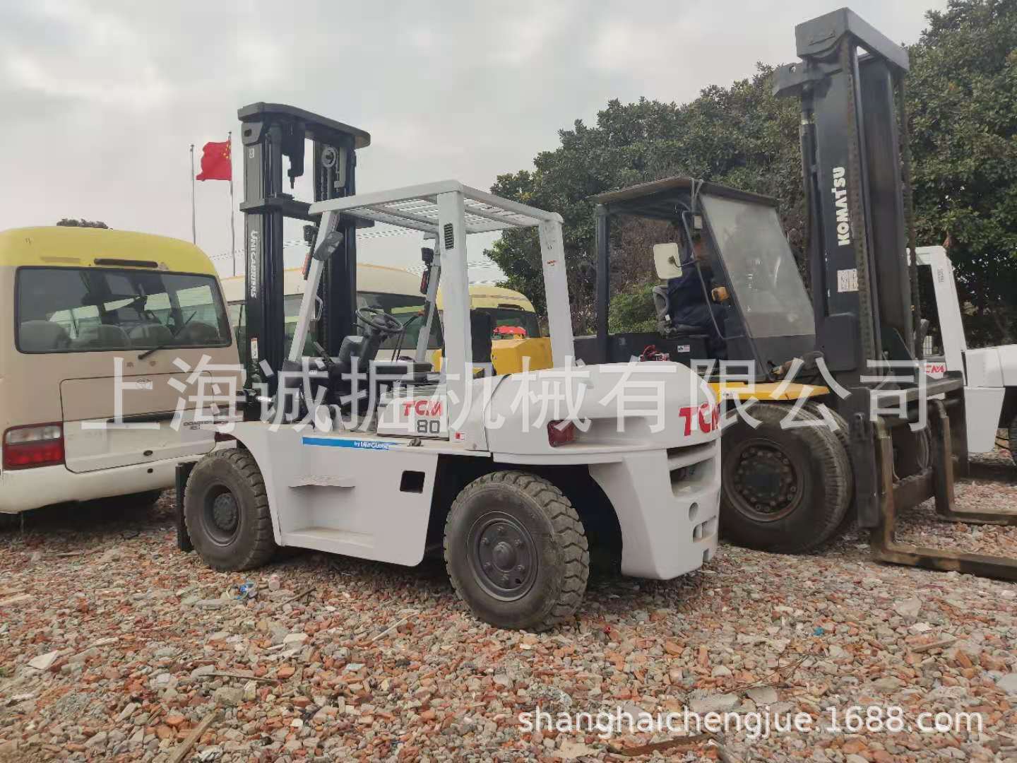 二手TCM8吨叉车   高门架  双排轮