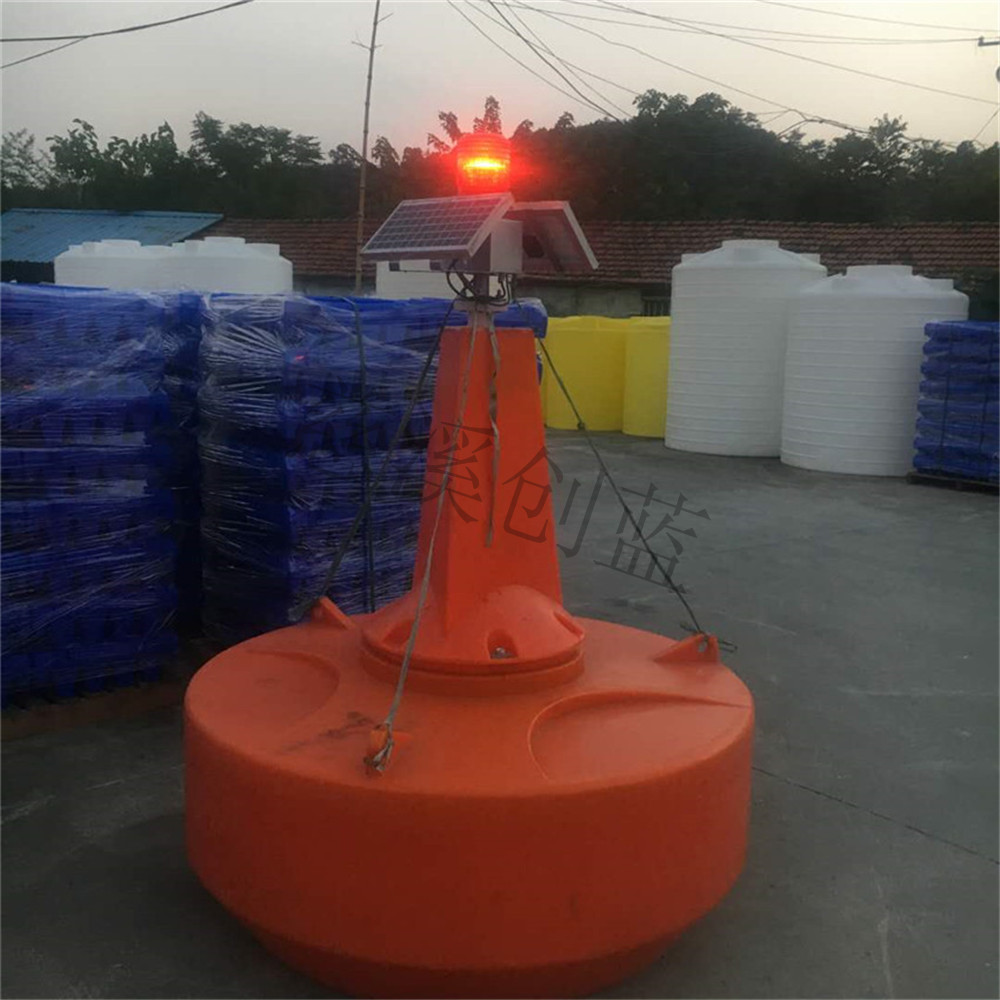 滚塑厂家生产海上pe航标 塑料立式浮体，内河太阳能航标