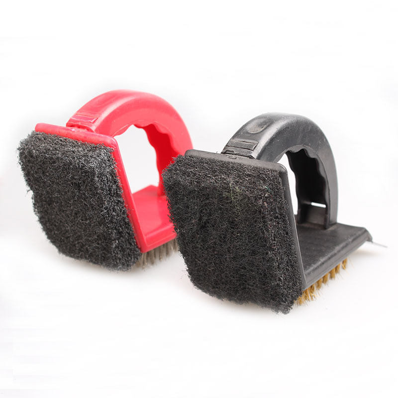 Cepillo de barbacoa de acero inoxidable directo de fábrica cepillo de limpieza barbacoa parrilla cepillo de alambre de cobre cepillo de mango PP