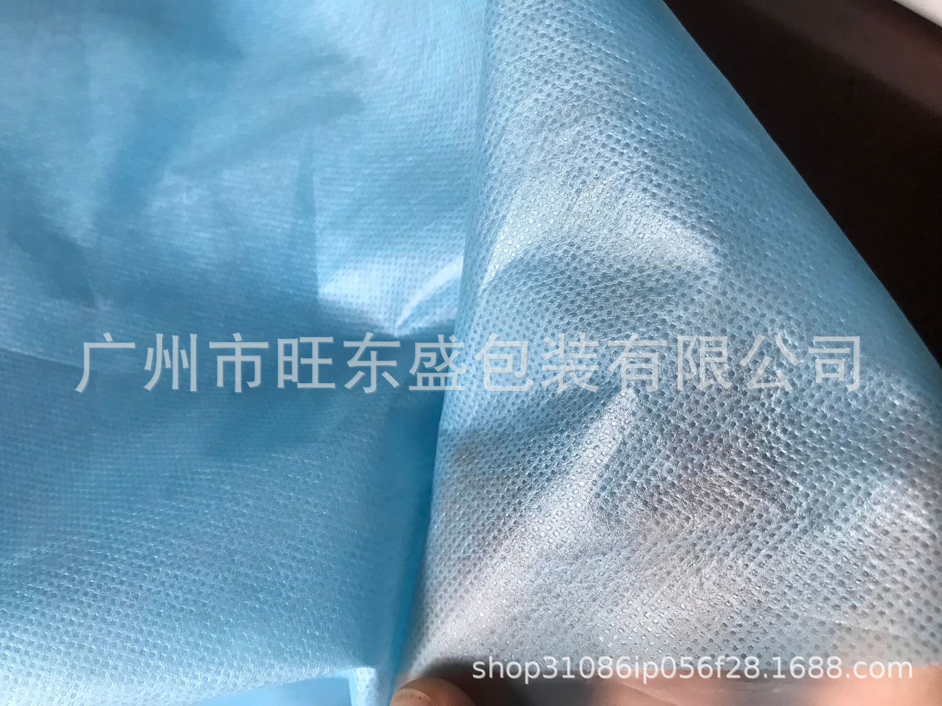 广东厂家 防护服布料淋膜无纺布覆膜复合无纺布淋膜加工厂