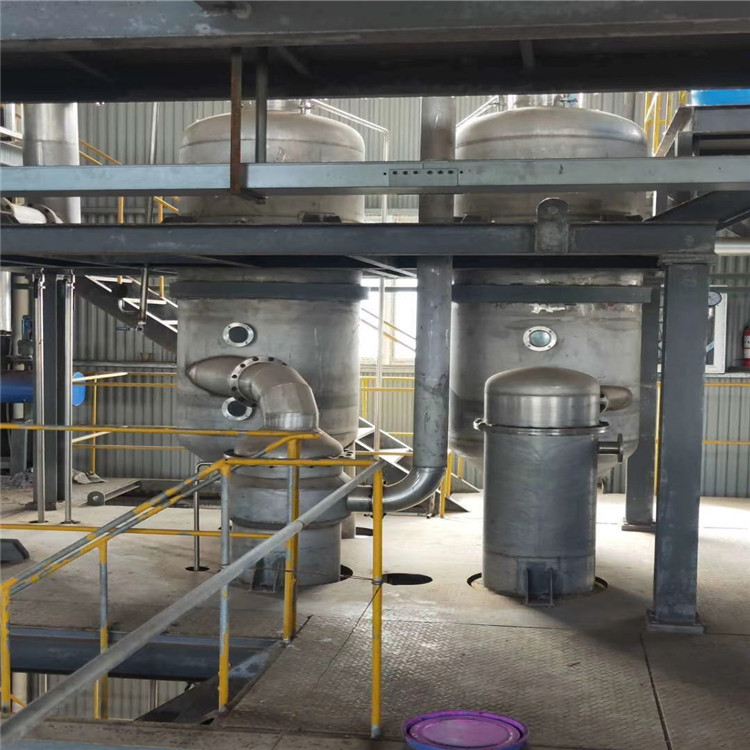 二手1吨2吨3吨降膜蒸发器 乳品奶粉厂蒸发器 双效强制循环结晶器
