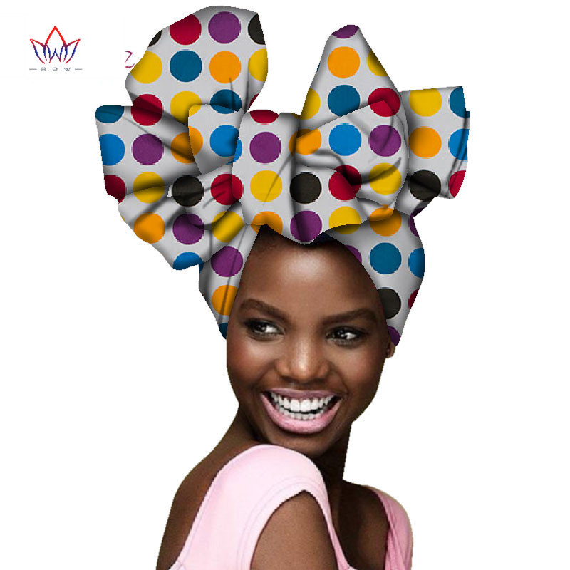 非洲民族包头巾时尚花型头巾多色可选印花头巾棉质蜡染头巾