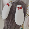 Japanese anime Hair hoop parts children Accessories Plush modelling Rabbit Ears Jewelry parts DIY Ear hair