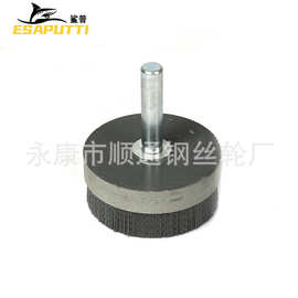 端面刷杜邦丝圆盘刷 端面打磨金属精密抛光铝合金去毛刺一体刷