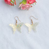 European and American creative simulation Butterfly earrings Personalized eyes Dripping the fairy, the temperament of colorful butterfly simple ear decoration