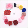 Small hair band contains rose, clothing, accessory handmade, 1.5cm, polyester, thin weaving