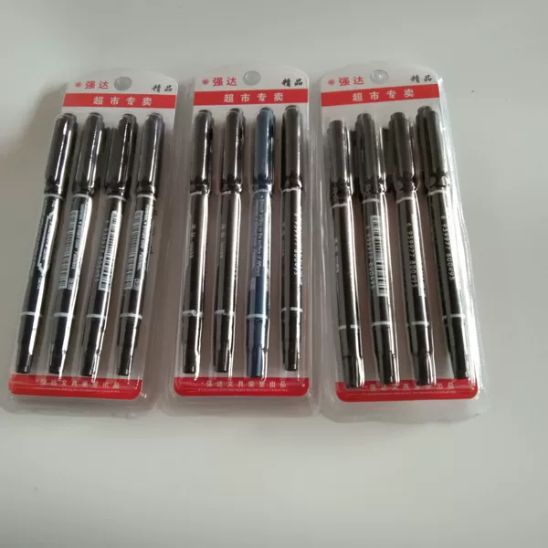 Small double head water-based marker black mark CD CD pen tracing pen Gouxie pen very thin
