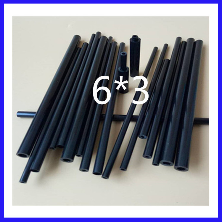 厂家批发pvc农业支撑管 钢丝黑色套管 直径6mm  支持定制