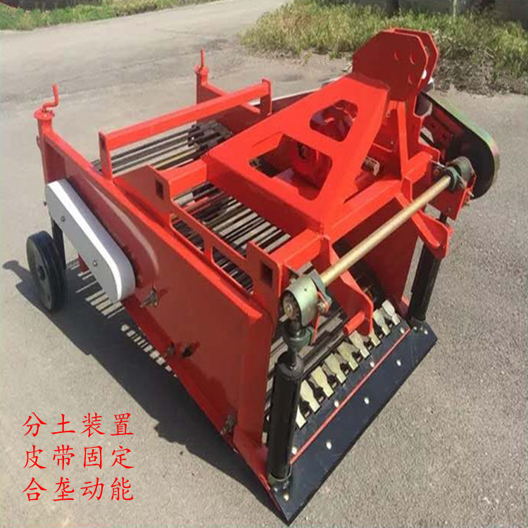 四轮拖拉机带马铃薯收获机红薯收获机挖土豆机刨土豆机起土豆机