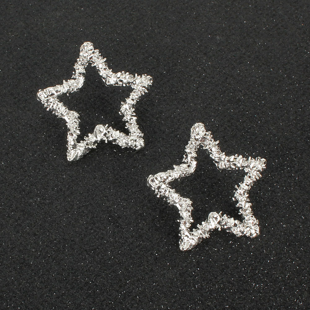 Fashion  Alloy Five-pointed Star  All-match Simple Earrings Wholesale display picture 3