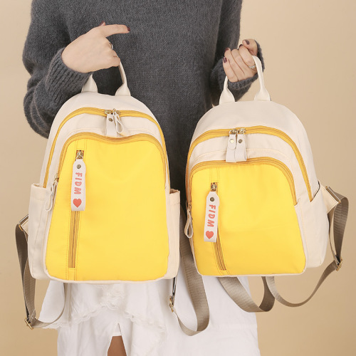 牛津布背包女年新款潮包包时尚轻便大容量双肩包旅行包小书包