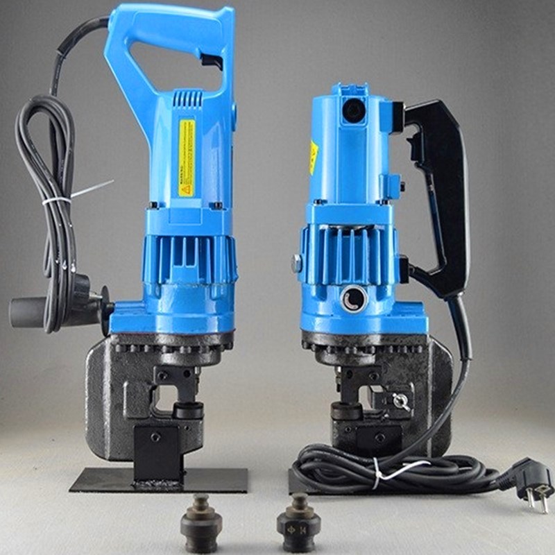 手提式电动液压铝板铜板冲孔机 单人便携式液压钻孔机 钢板打眼机