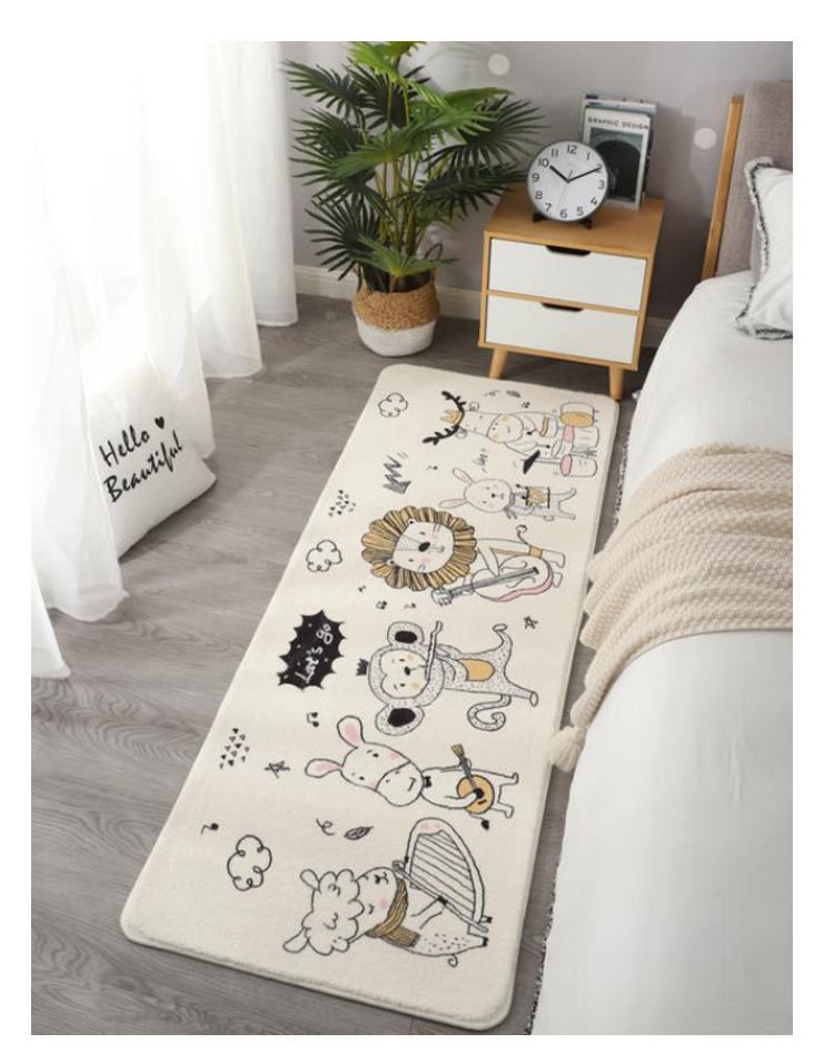 卡通地毯,仿羊绒地毯,居家地毯,床边毯,飘窗垫,地毯定制