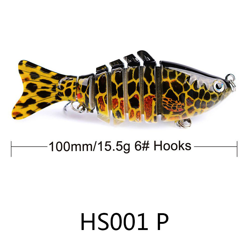 Shallow Diving Jointed Swimbait 15 Colors Hard Swimbaits Bass Trout Fresh Water Fishing Lure