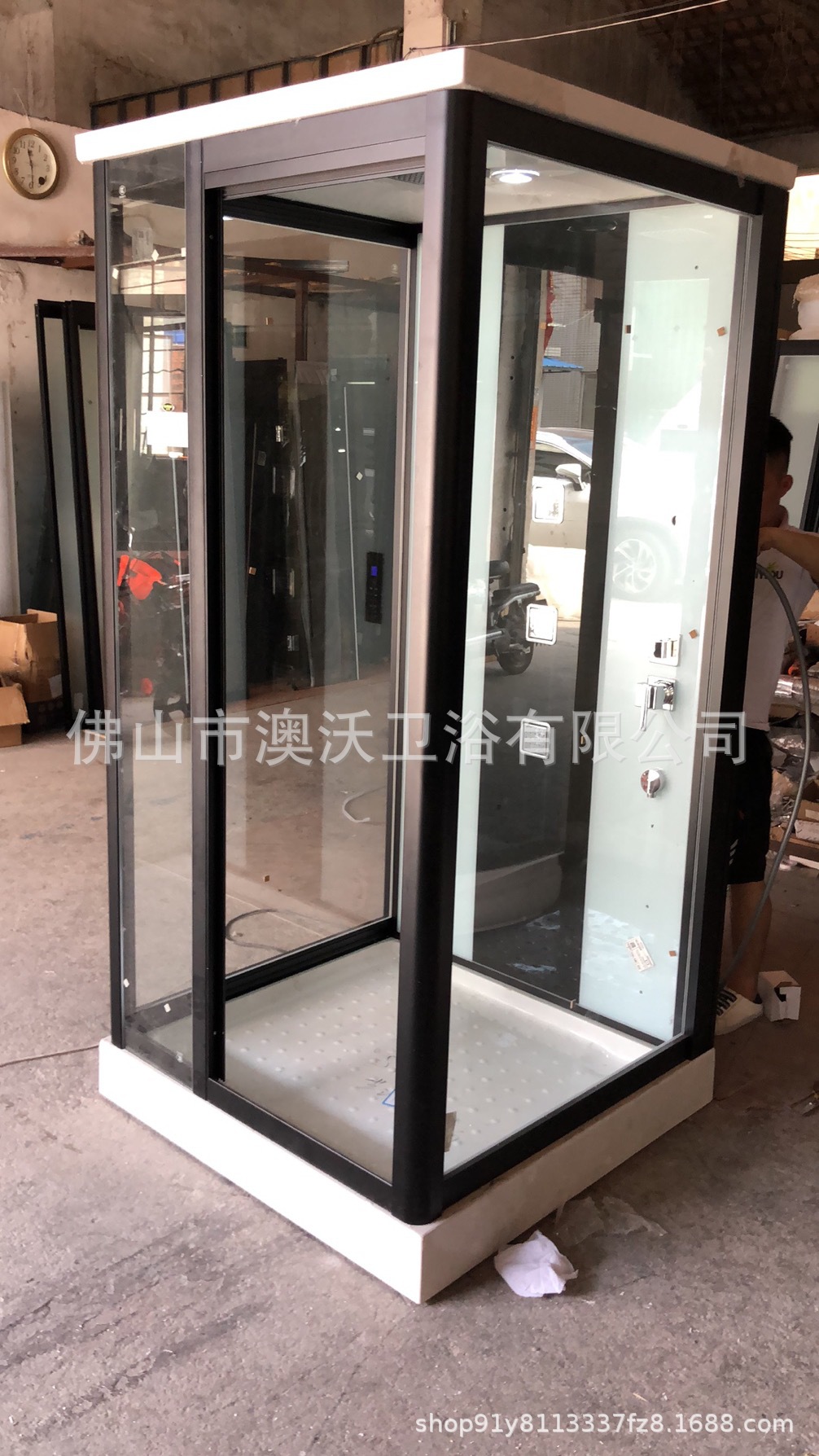 Baño general sala de vapor 1,3 m ancho 1 M rectangular baño de vapor ducha personalización