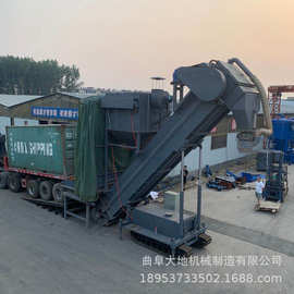 广东集装箱快速卸车机粉煤灰物流转运站用集装箱卸灰机图片