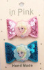 Nail sequins with bow, shiny fresh hair accessory for princess, cleaner, acrylic resin with accessories, new collection