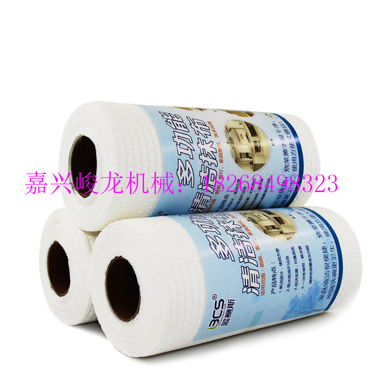 免洗懒人抹布无需洗洁精去污吸油厨房干湿两用无纺布 机器设备