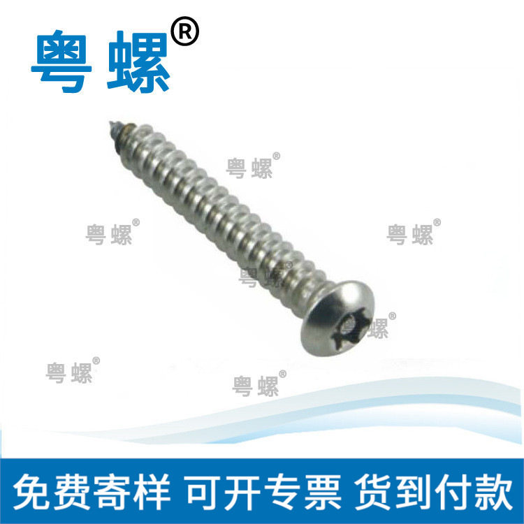  不锈钢304内梅花槽平头螺丝生产梅花槽沉头螺钉厂价直供