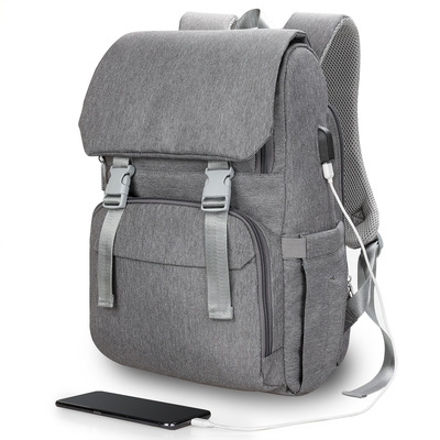 防水妈咪包双肩多功能大容量女2019新款时尚手提外出妈妈母婴包|ru