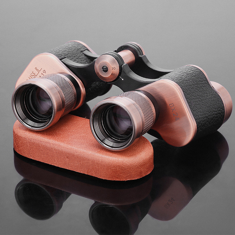 German Mauser Telescope Full Metal Binocular 8x 24 HD High Power Night Vision Army Adult Ranging Glasses Outdoor