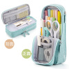 Double-layer folding capacious universal pencil case, South Korea