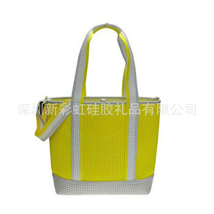 New summer beach bag jelly color one shoulder beach bag outdoor satchel swimming beach bag