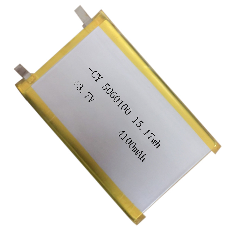 厂家供应3.7V聚合物电池5060100P 4100mah足容耐高温材料 A品电芯