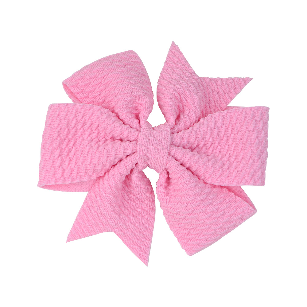 New V-shaped Ribbon Fishtail Bowknot Children's Hairpin Set display picture 3