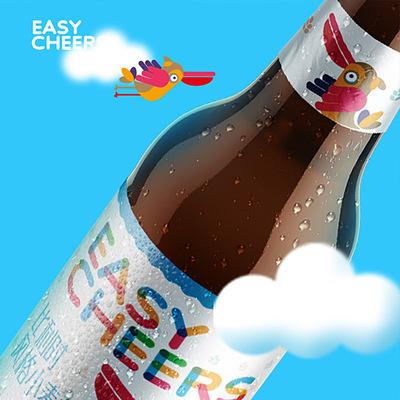 Easycheers比利时风格小麦白啤酒 浑浊艾尔精酿白啤 330ml*1瓶|ms