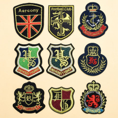 Factory Direct Sale DIY Fabric Patch Supplies College Style Fabric Patch Badges Patches That Can Be Ironed or Sewn Embroidery Stickers
