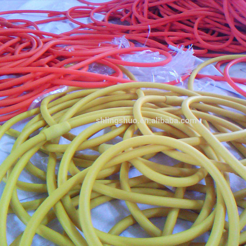 采用挤压法和浸出法制作的适合钓鱼用天然乳胶管