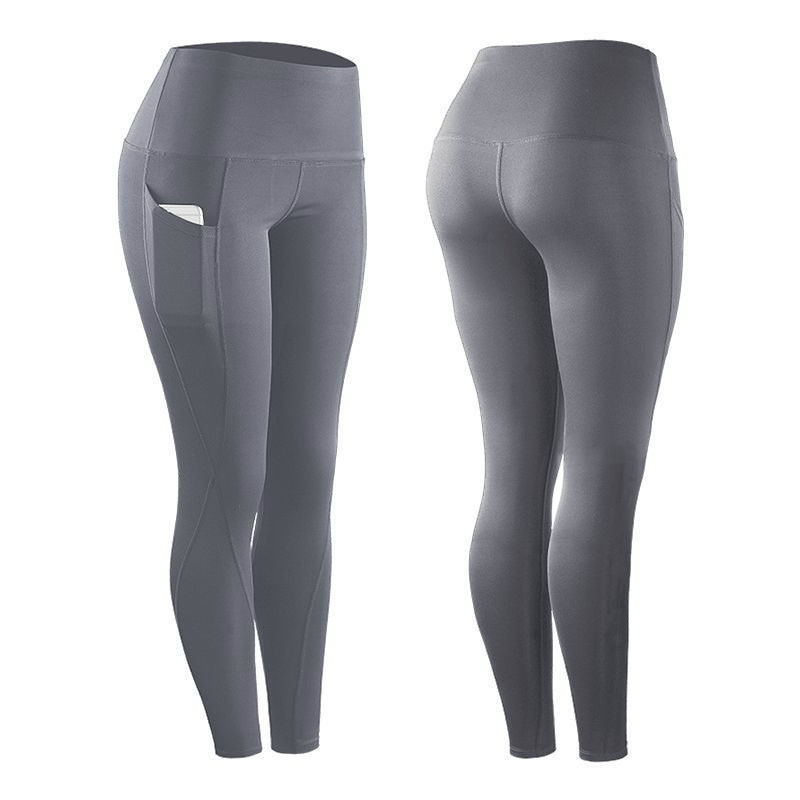 Simple Style Solid Color Chemical Fiber Blending Polyester Active Bottoms Skinny Pants display picture 2