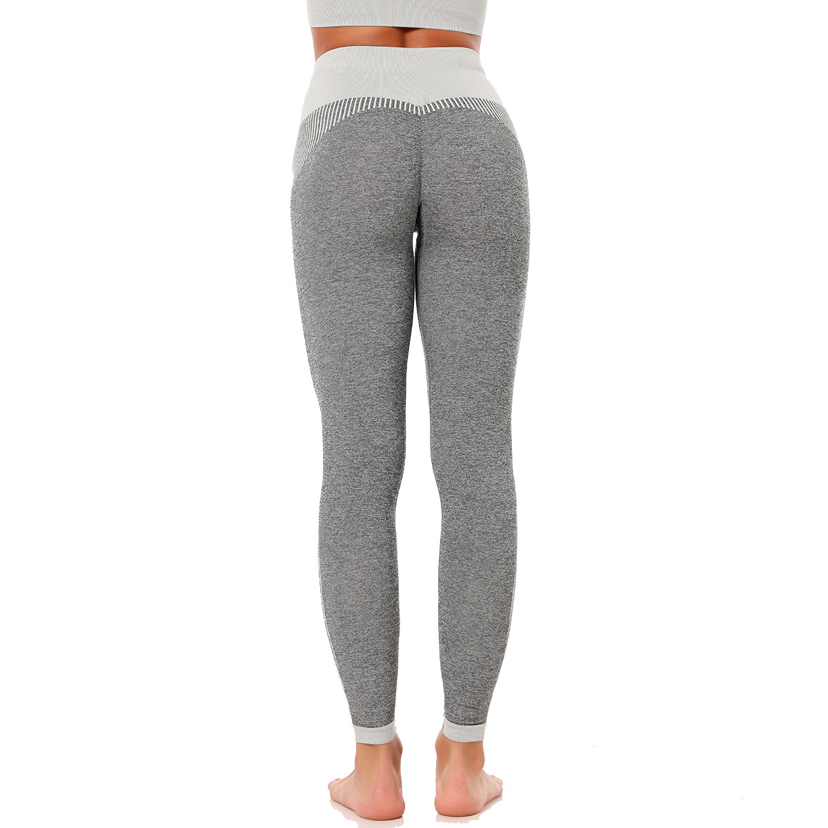 Seamless Striped Yoga Pants  NSLX20279