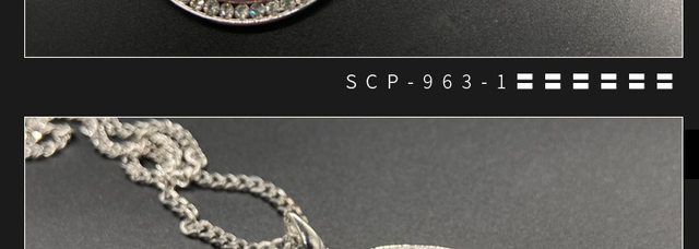 SCP 963-1 Necklace and SCP963-2 Badge with Gift Box,SCP 963 Doctor
